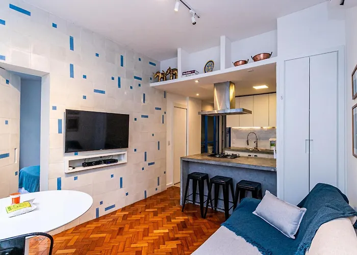 Apartamento Com Estilo Ao Lado Da Praia De Copacabana